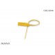 Adjustable pull tight plastic strap security seal color yellow SM0115 