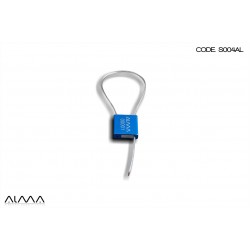 Steel Cable security Seal blue S004AL