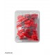 imballaggio Sigillo di sicurezza a lucchetto colore rosso S006PL 