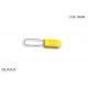 Disposable Padlock Type Security Seal color yellow S006PL 