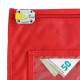 Precintos de seguridad para bolsas y valijas rojo S002CO